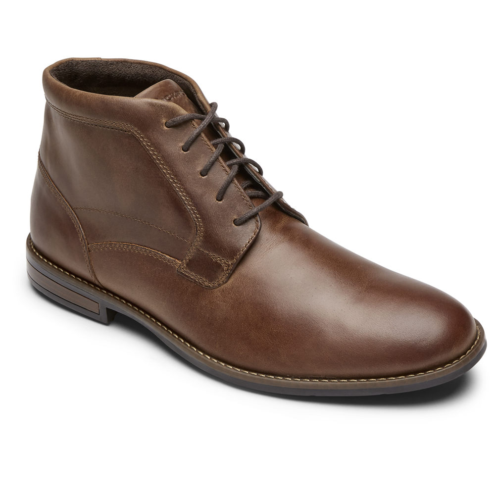 Botas Rockport Homem Marrom - Dustyn Chukka - 25043NMGV